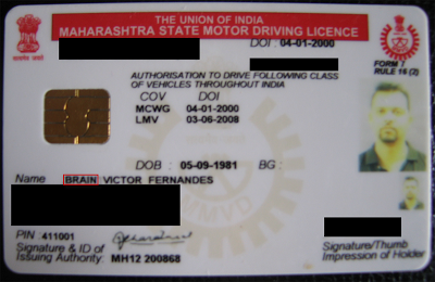 Driving License will not be accepted as Address Proof in Maharashtra State